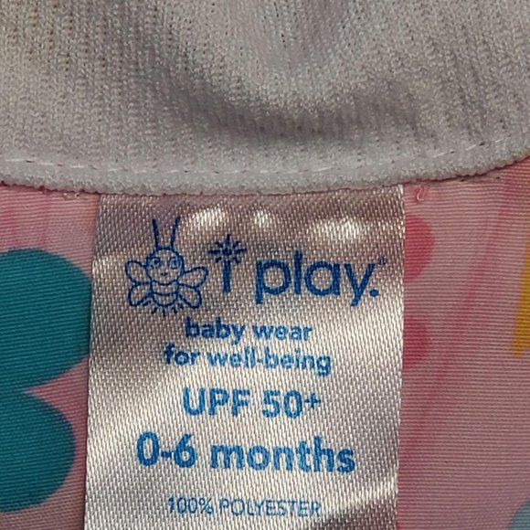 I Play Bucket Sun Hat 0-6M Pink - Picture 6 of 9